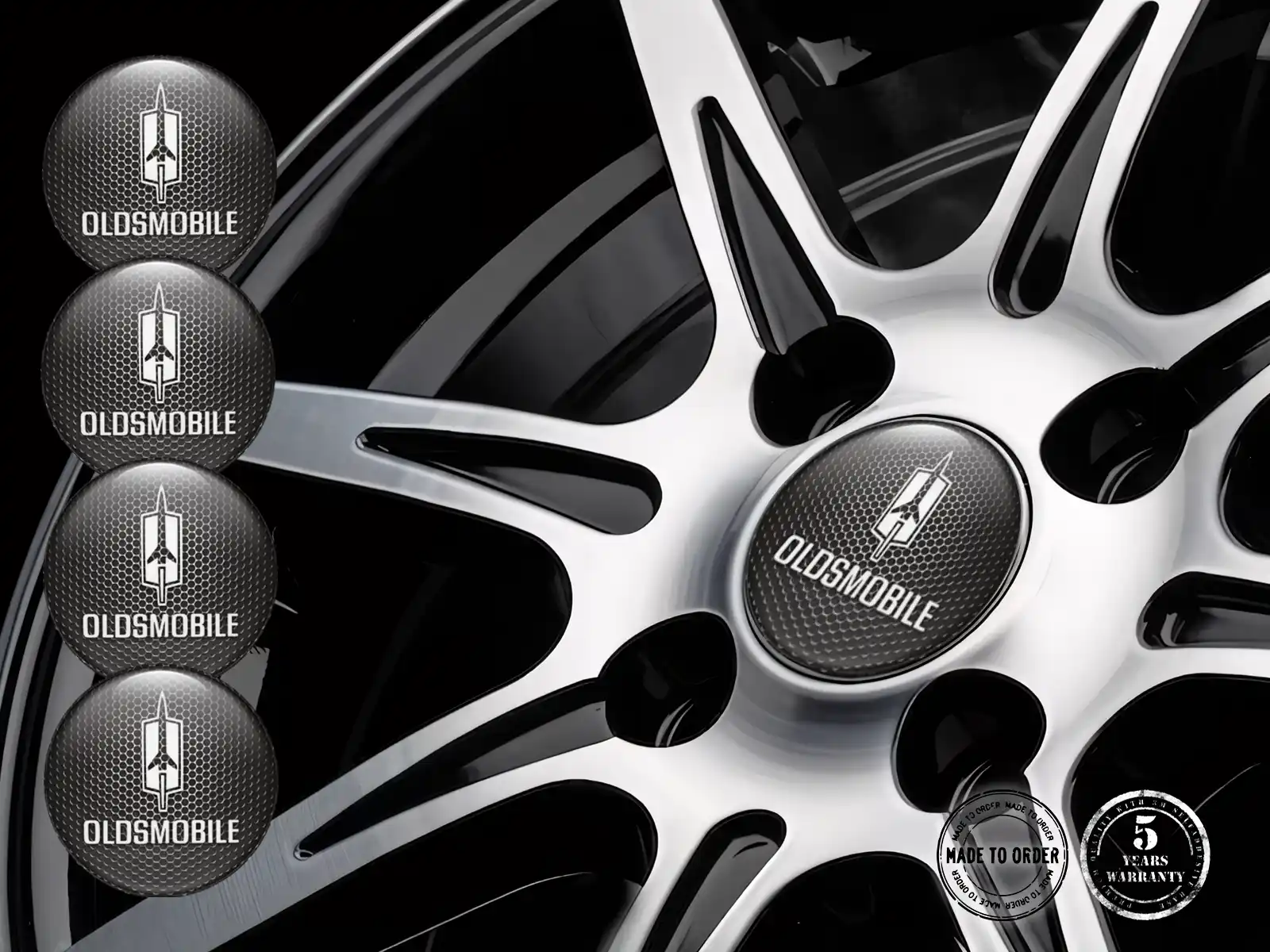 Oldsmobile Aufkleber Dome Edition Harz Emblem Labels